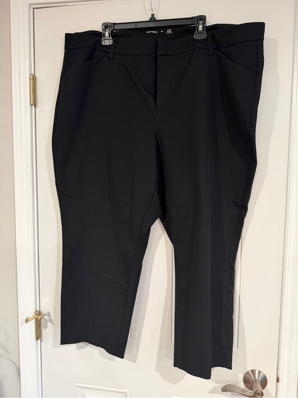 old navy black dress pants Cropped Size:9W welt back pockets online Sexy and romantic sheer wedding dresses Maxine Mock Neck Bubble